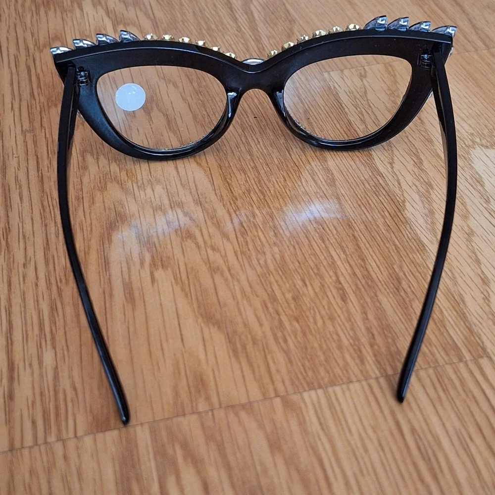 Rhinestone Reading Glasses New +1.00